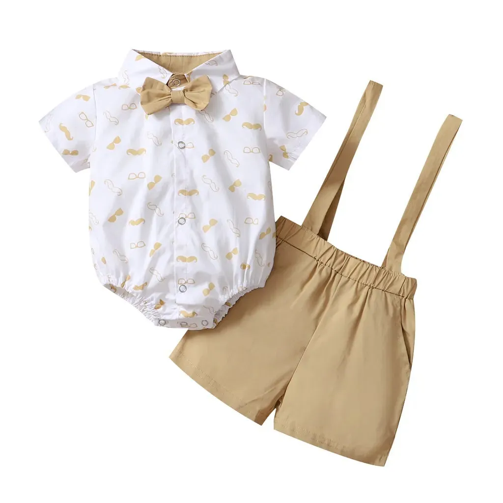 0-24 Months Baby Boys Short Sleeve Bodysuit