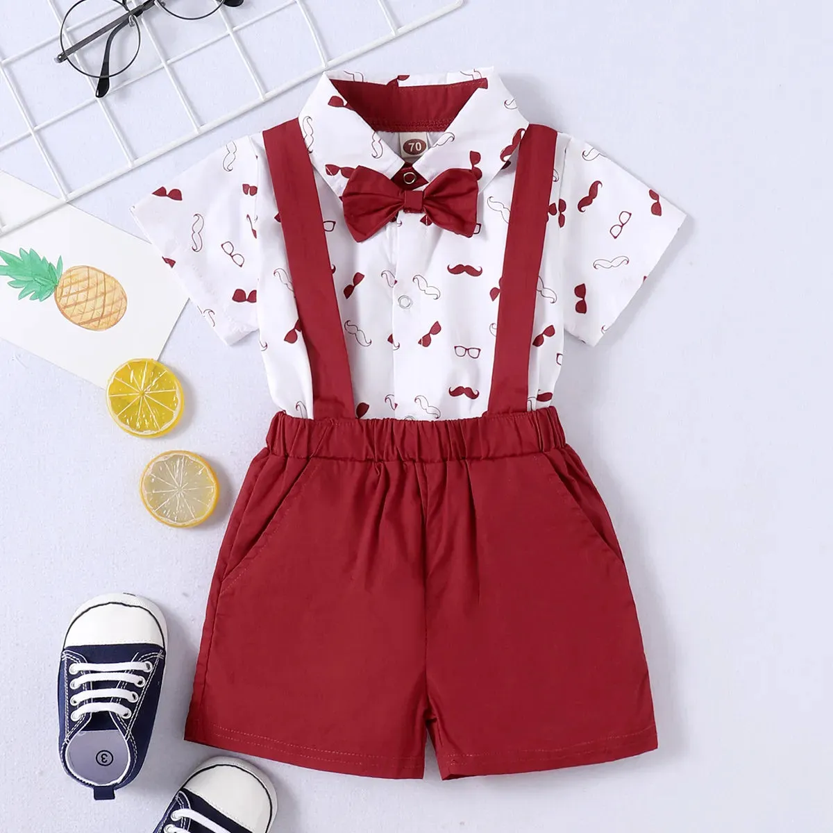 0-24 Months Baby Boys Short Sleeve Bodysuit