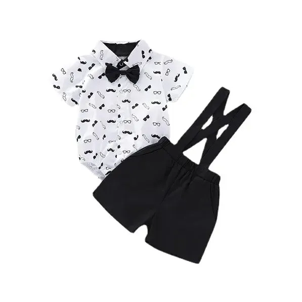 0-24 Months Baby Boys Short Sleeve Bodysuit