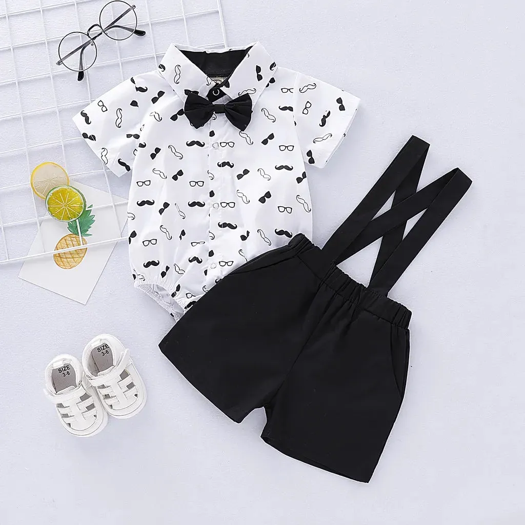 0-24 Months Baby Boys Short Sleeve Bodysuit