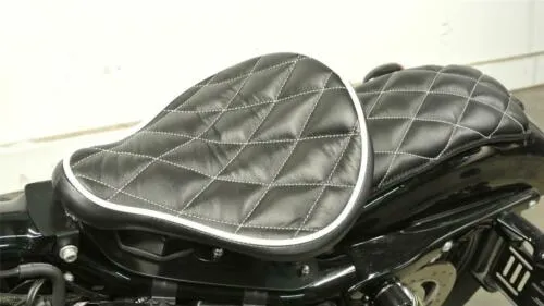 07-09 Sportster Harley Spring Solo Seat Mounting Kit Passenger Blk Diamond 11x13