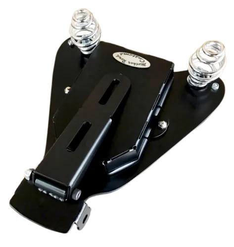 07-09 Sportster Harley Spring Solo Seat Mounting Kit Passenger Blk Diamond 11x13