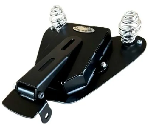 07-09 Sportster Harley Spring Solo Seat Mounting Kit Passenger Blk Diamond 11x13