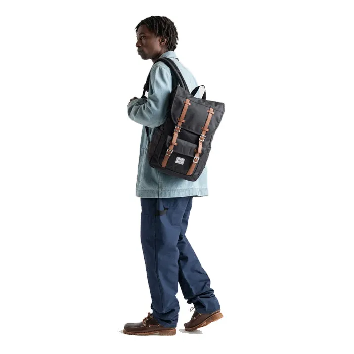 1000394446 LITTLE AMERICA MID-VOLUME-BLACK/BLACK RUBBER-(17L)-BAG-US