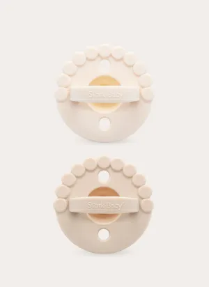 2 IN 1 BLOOM CHEWY PACIFIER   TEETHER (PACK OF 2)