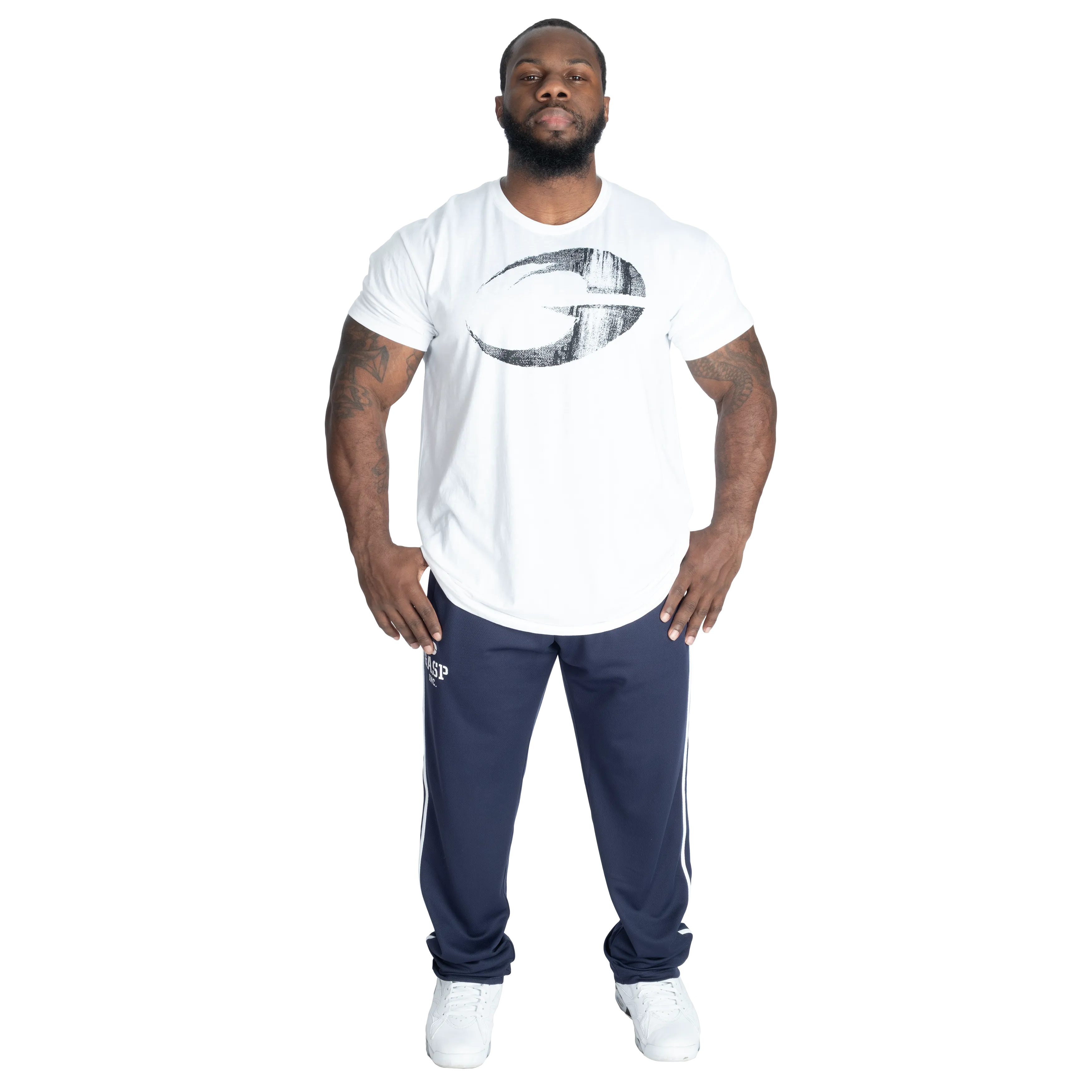 2 Stripe Standard Mesh Pant, Dark Navy