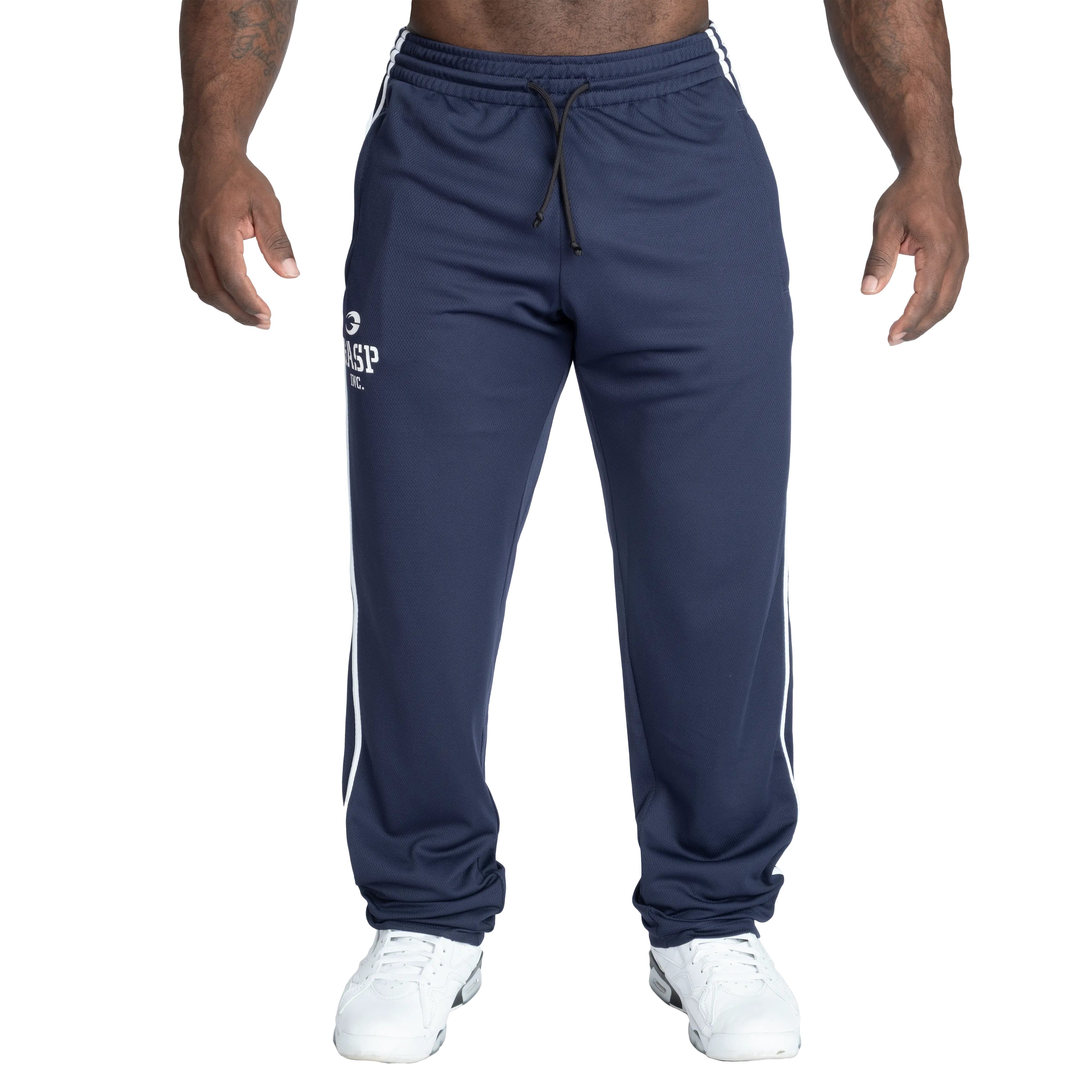 2 Stripe Standard Mesh Pant, Dark Navy