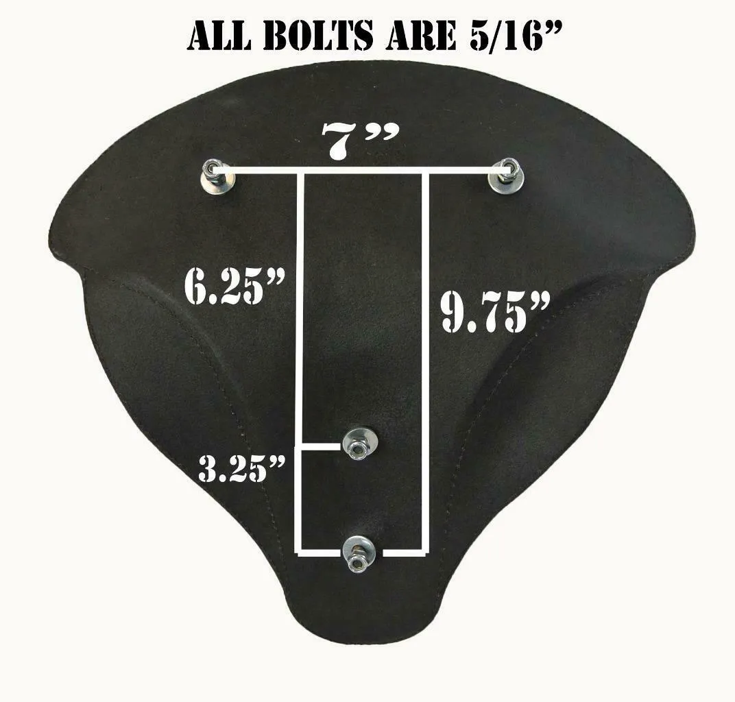 2014-2021 Indian Chief Spring Soft Brown Leather Seat Mounting Conversion Kit bs