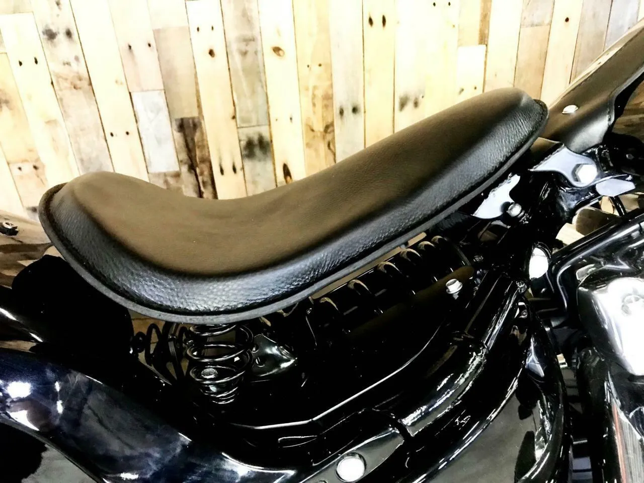2018-2025 Harley Softail 11x16" Black Spring Seat P-Pad Conversion Mounting Kit bc