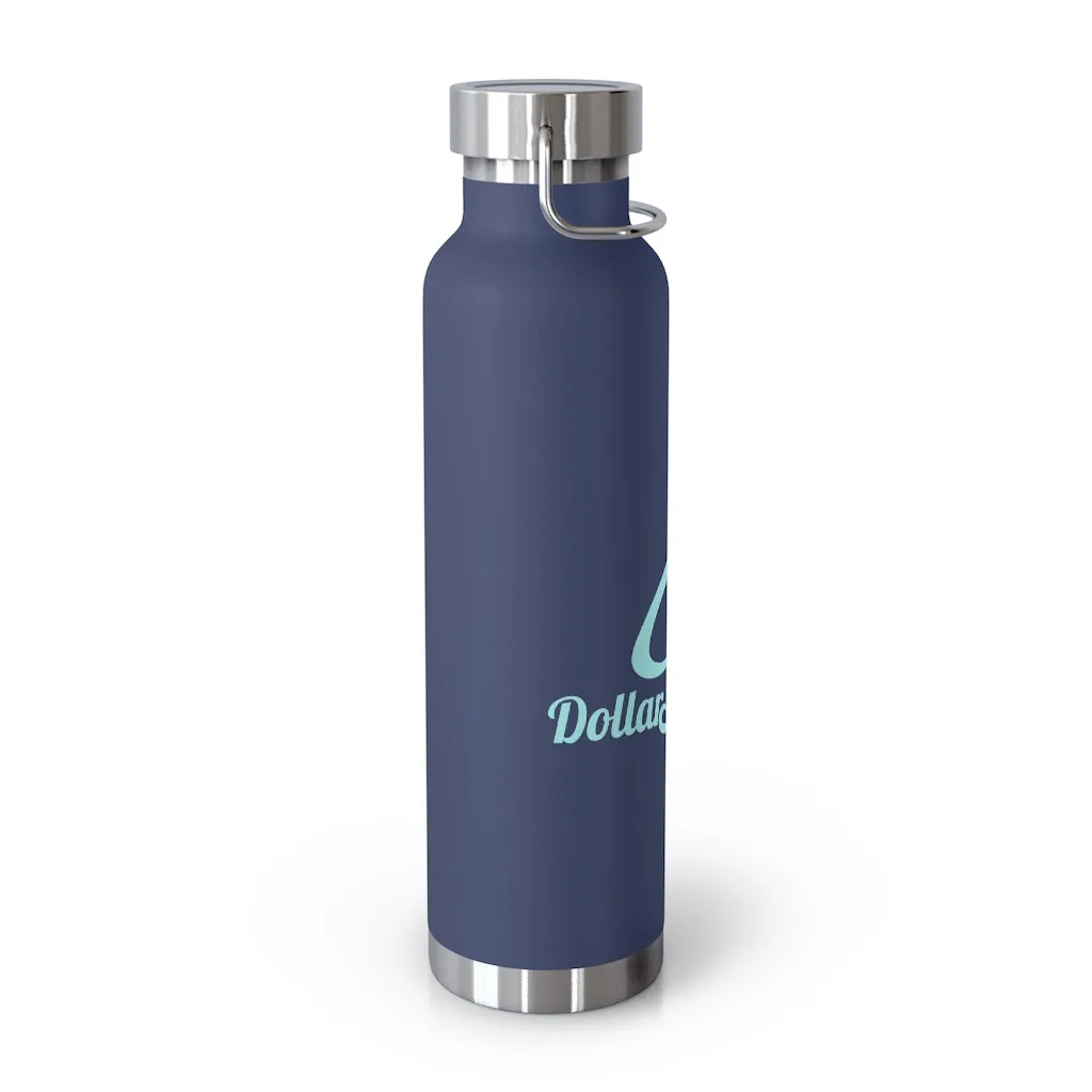 22oz Vacuum Insulated Bottle (Black, White, Blu)