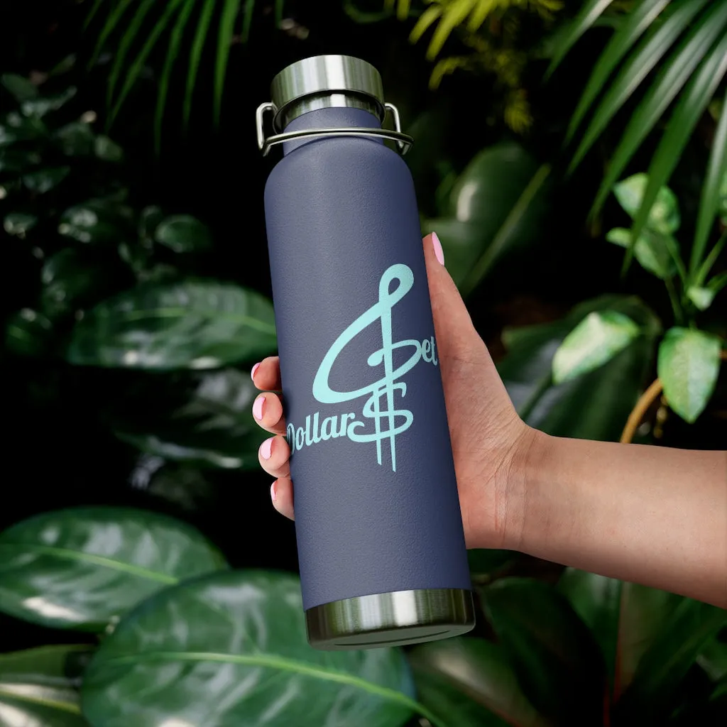 22oz Vacuum Insulated Bottle (Black, White, Blu)