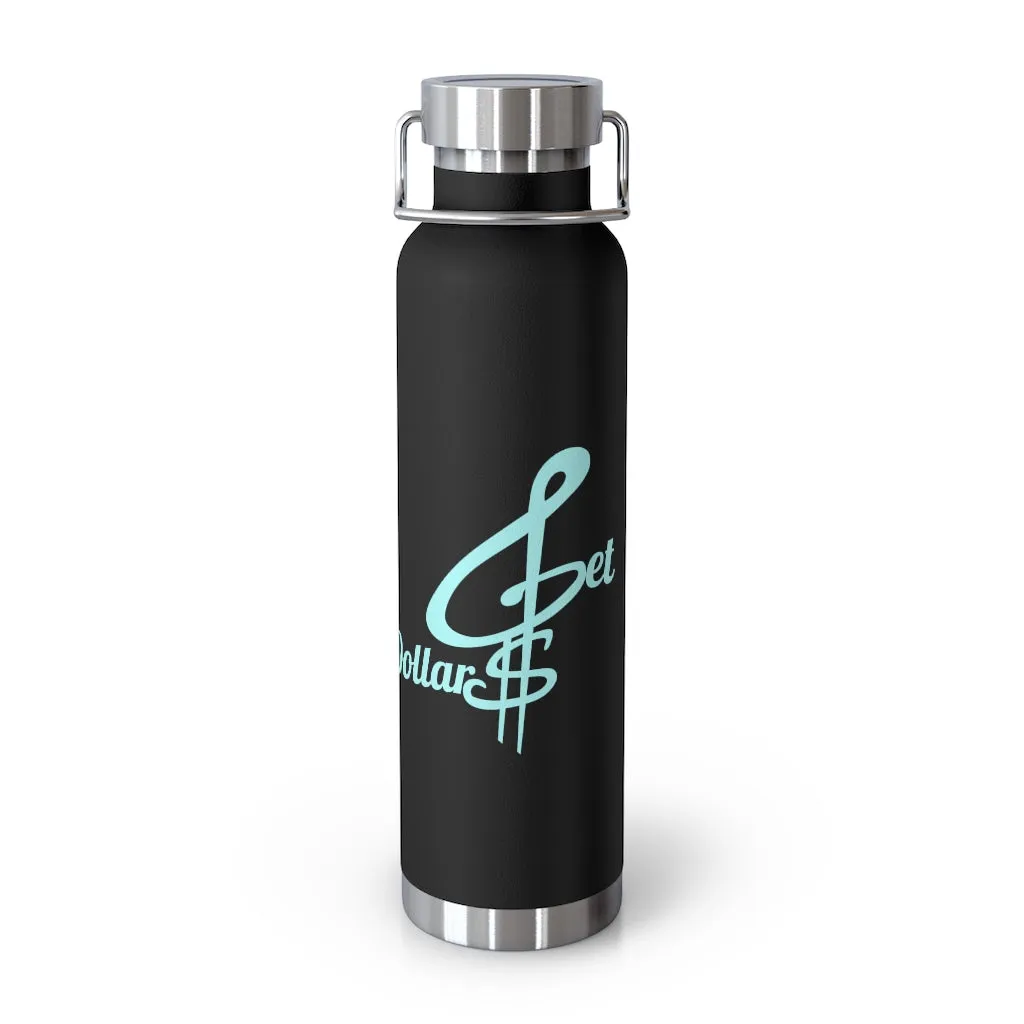 22oz Vacuum Insulated Bottle (Black, White, Blu)