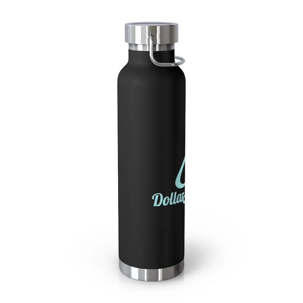 22oz Vacuum Insulated Bottle (Black, White, Blu)