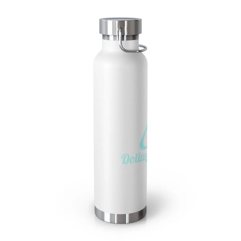 22oz Vacuum Insulated Bottle (Black, White, Blu)