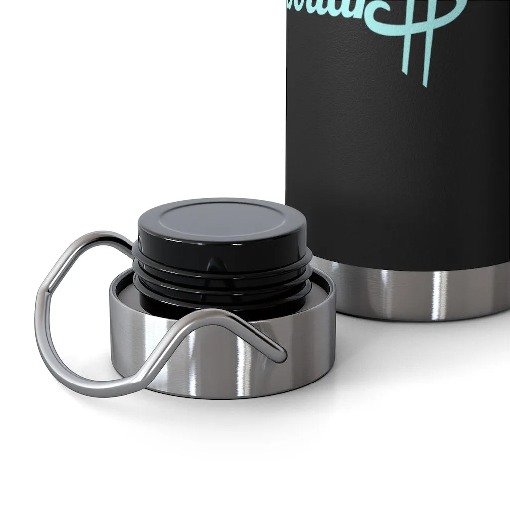 22oz Vacuum Insulated Bottle (Black, White, Blu)