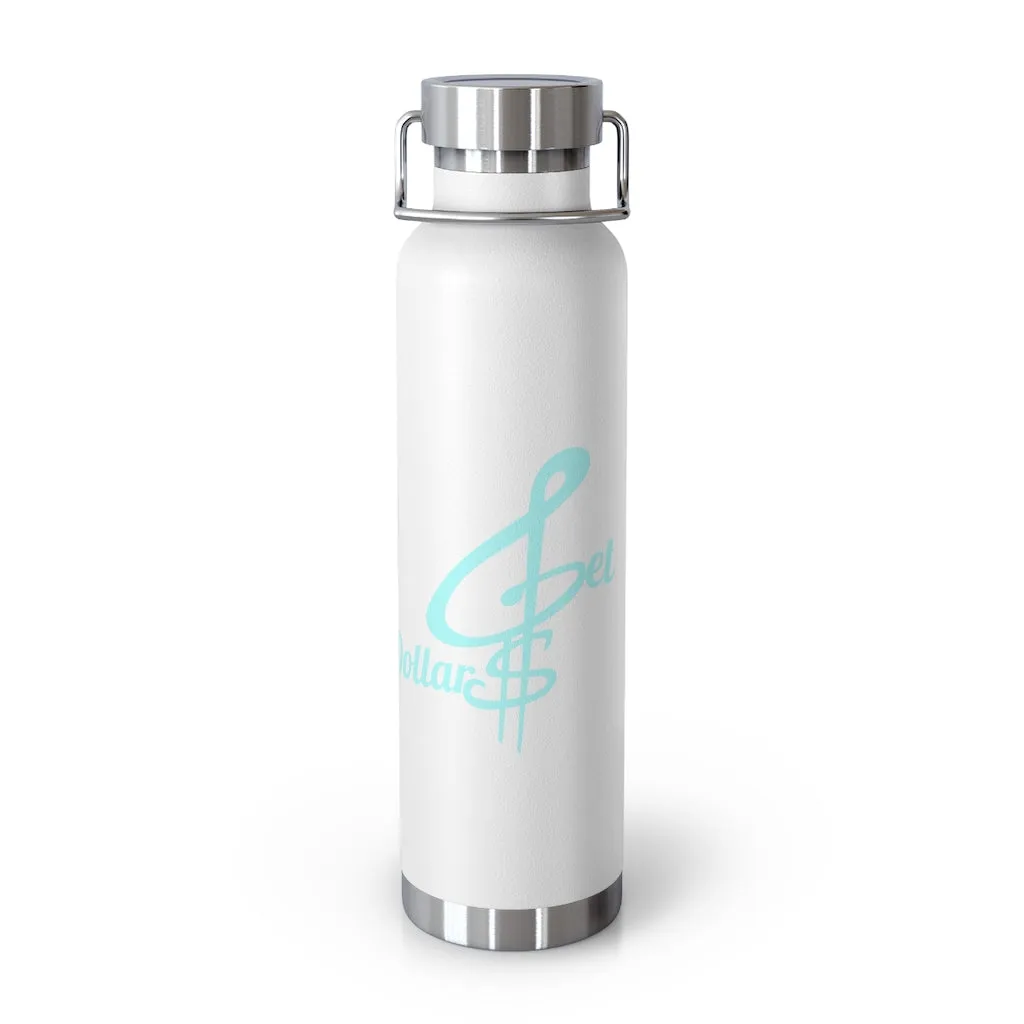 22oz Vacuum Insulated Bottle (Black, White, Blu)