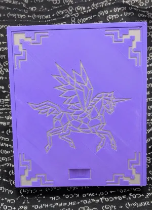 3D printed Notions Box--Alicorn