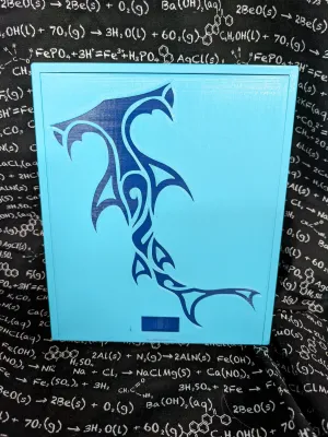 3D printed Notions Box--Hammerhead Shark