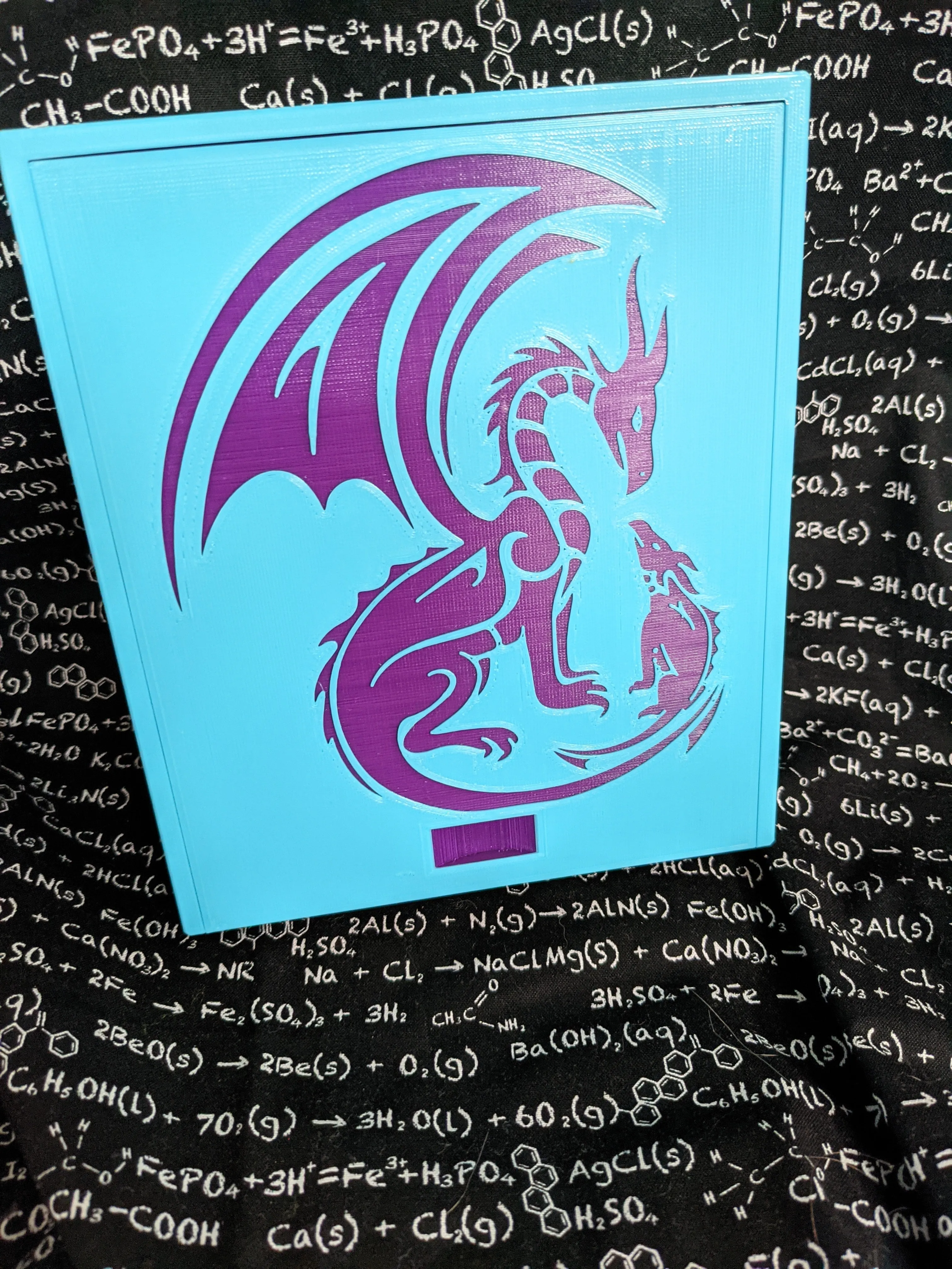 3D printed Notions Box--Hammerhead Shark
