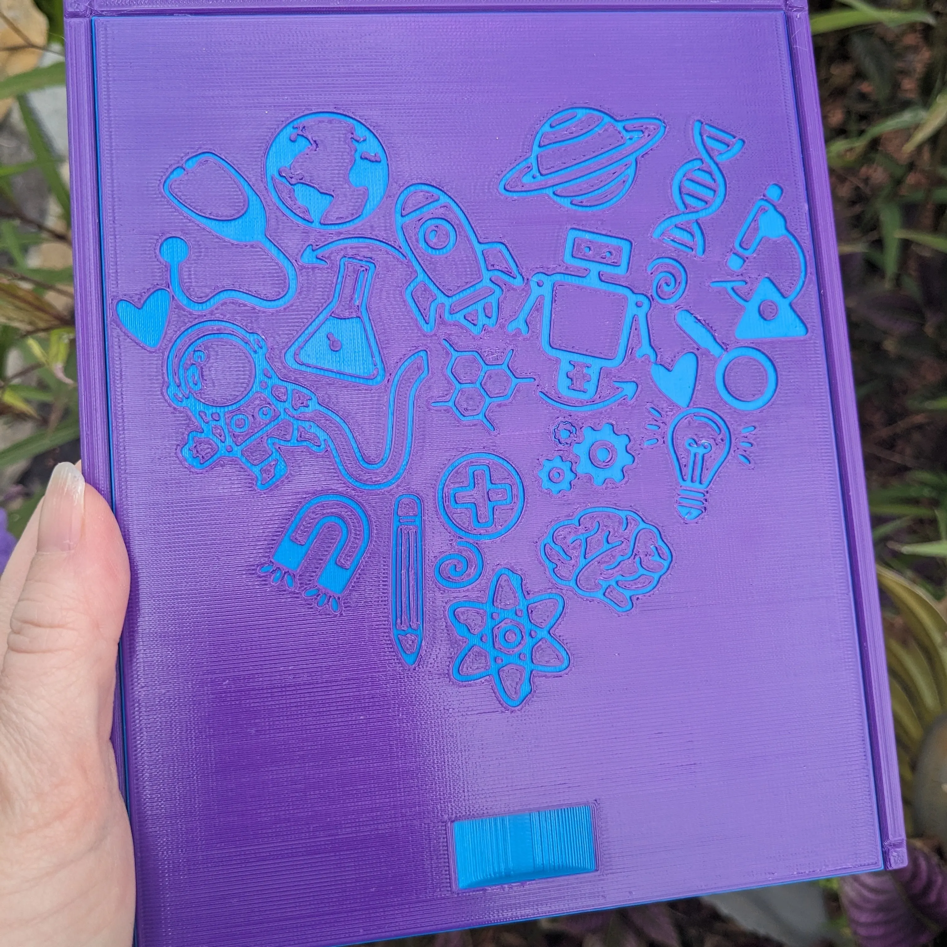 3D printed Notions Box--Love Science