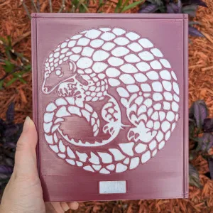 3D printed Notions Box--Pangolin