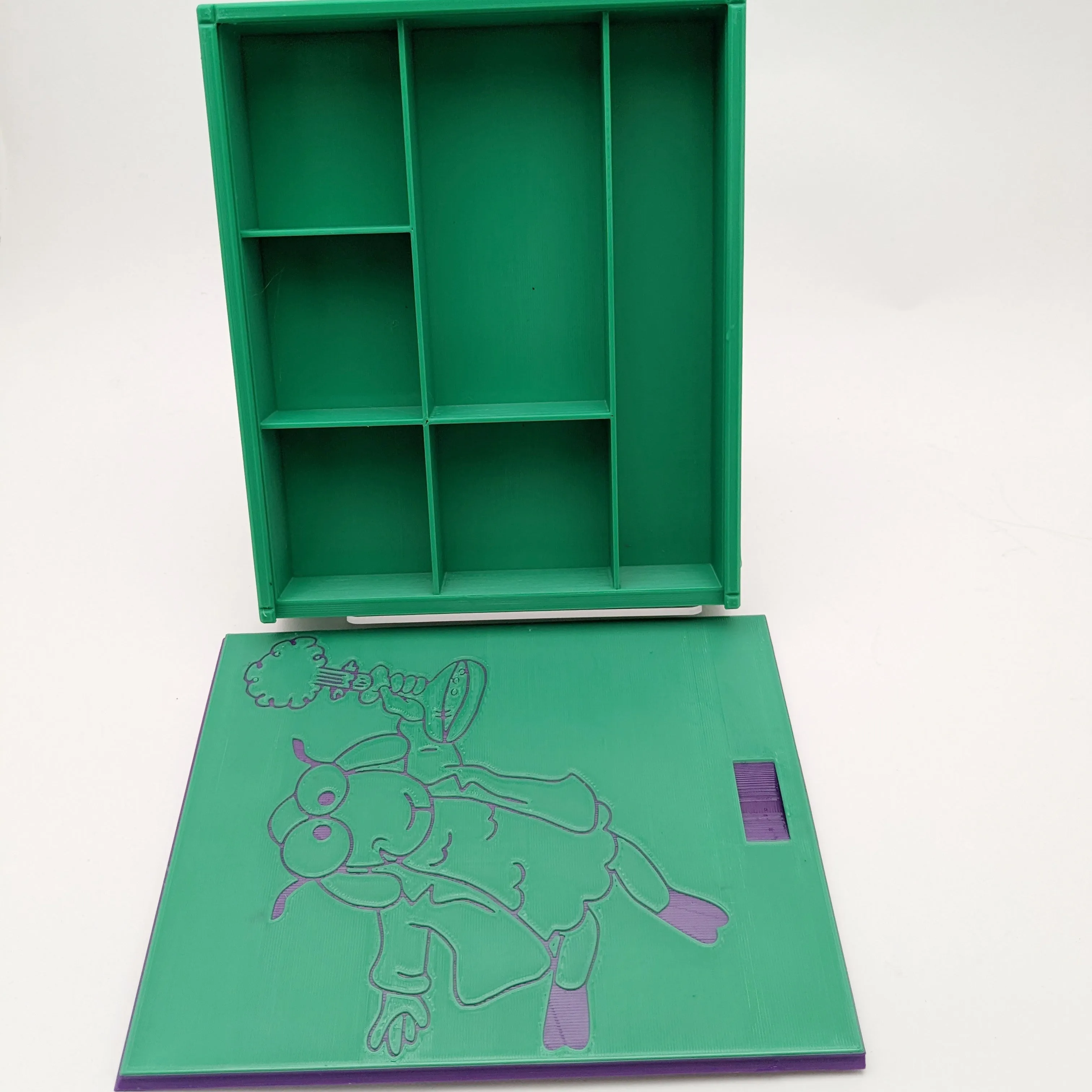 3D printed Notions Box--Sally the Science Sheep