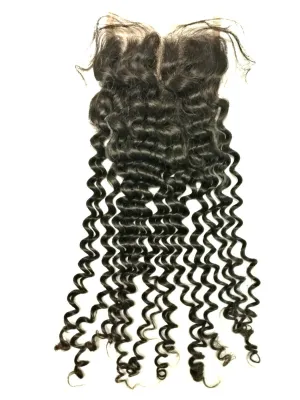 4"x4" Lace Closure- KINKY CURLY