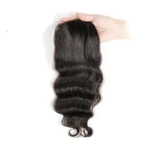 4x4 Loose Wave Closure 100% Human Hair