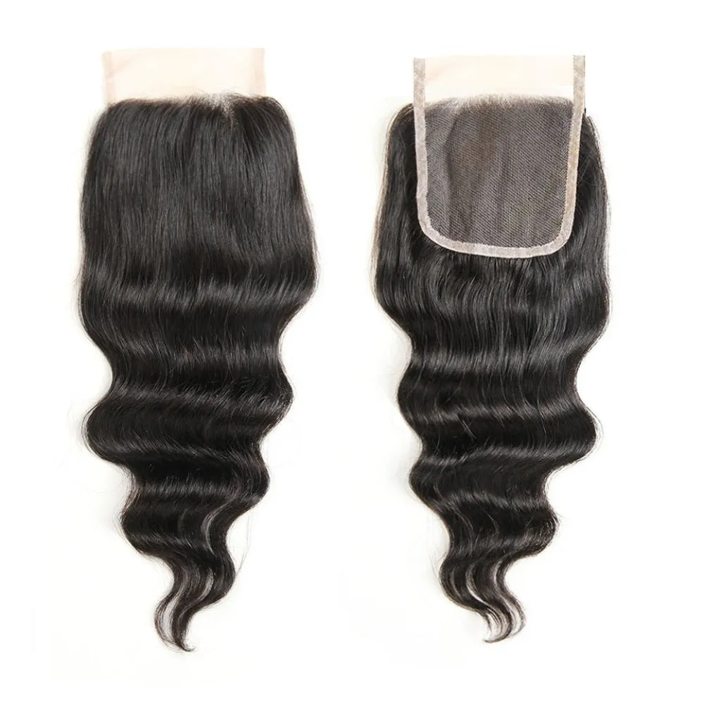4x4 Loose Wave Closure 100% Human Hair