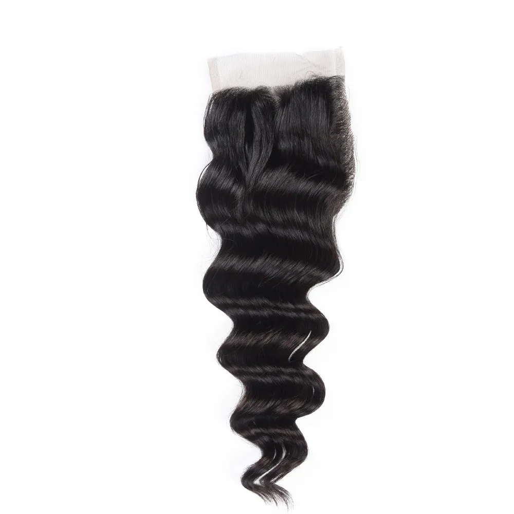 4x4 Loose Wave Closure 100% Human Hair