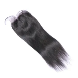 4x4 Satin Straight Closure