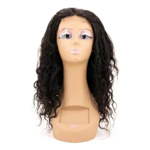 4x4 Transparent Messy Closure curly wig
