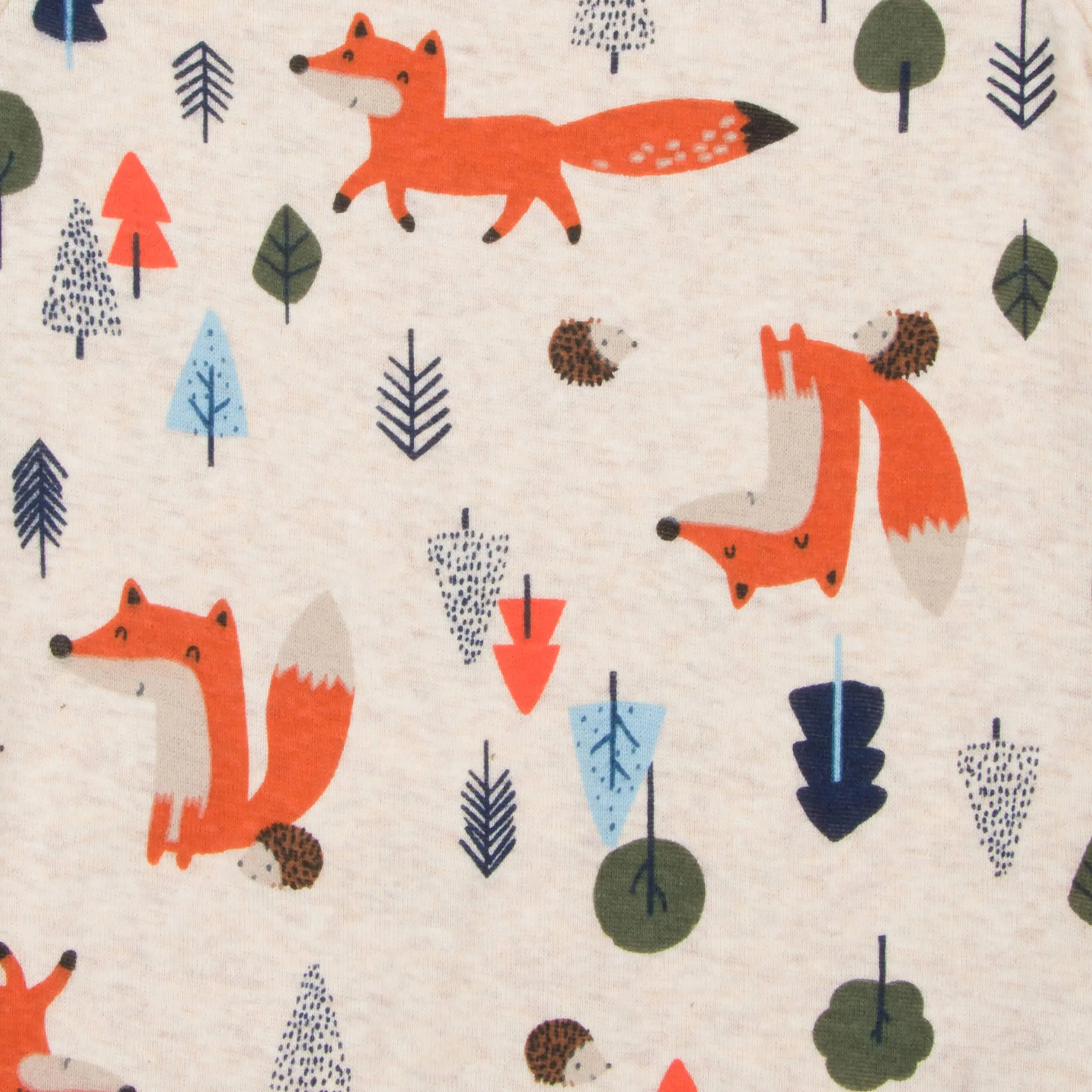 5-Pack Baby Boys Fox Short Sleeve Onesies® Bodysuits