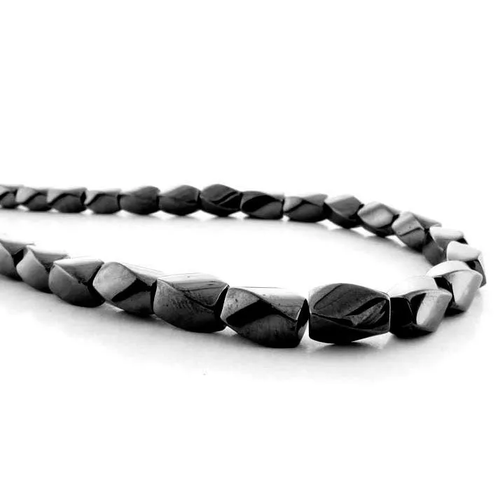 5X8mm Magnetic Hematite Twist Mh65