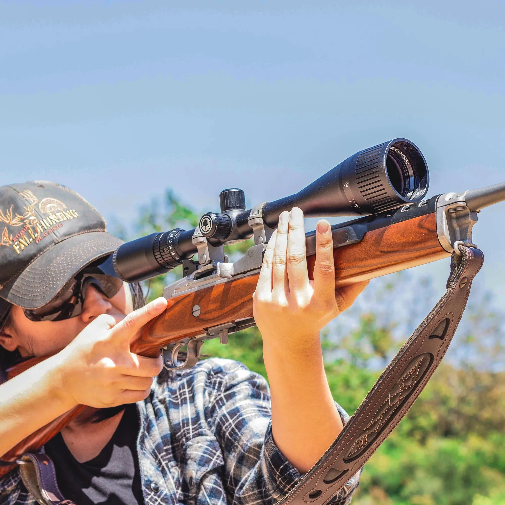 6-24x50mm Varmint AO Mil-Dot Rifle Scope | AC10050