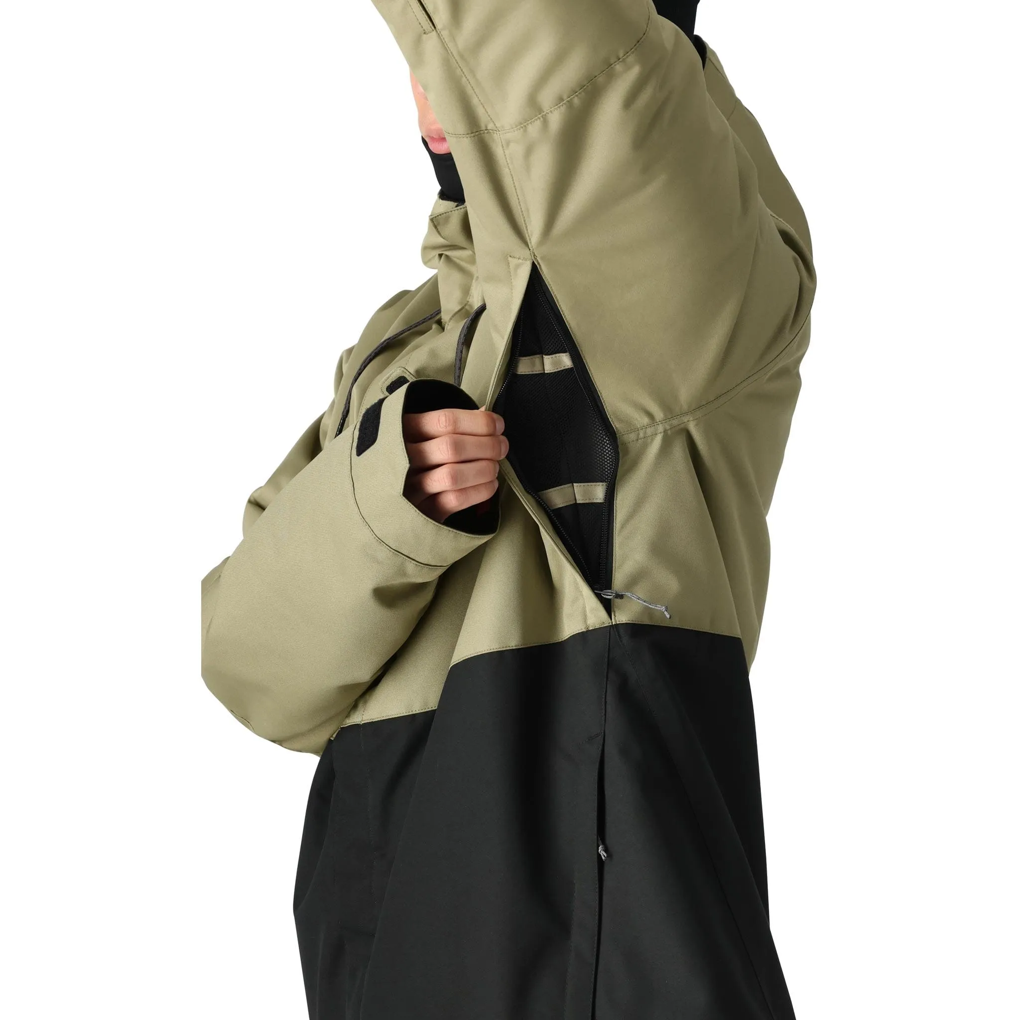 686 Foundation Jacket Sage Colorblock 2025