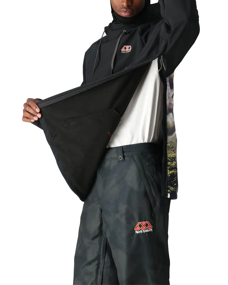 686 Men's Waterproof Hoody Iron Maiden Killers Black 2025