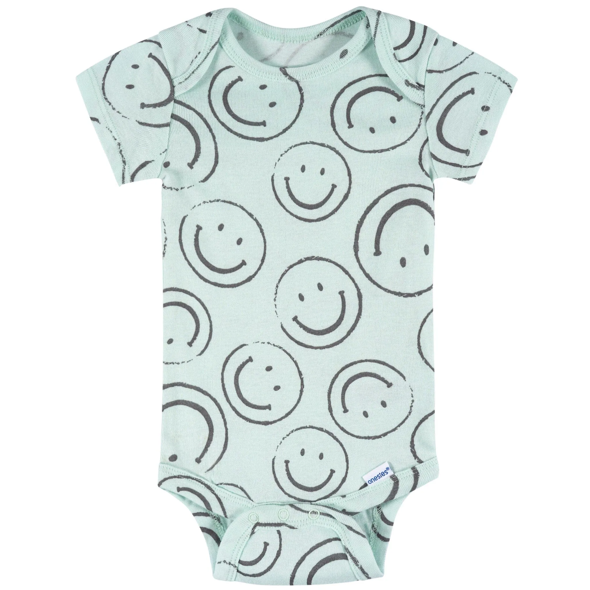 8-Pack Baby Boys Hello Friends Short Sleeve Onesies® Bodysuits