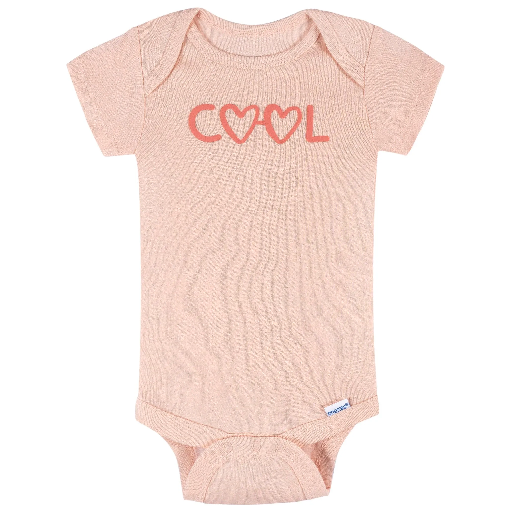 8-Pack Baby Girls Cool Snacks Short Sleeve Onesies® Bodysuits