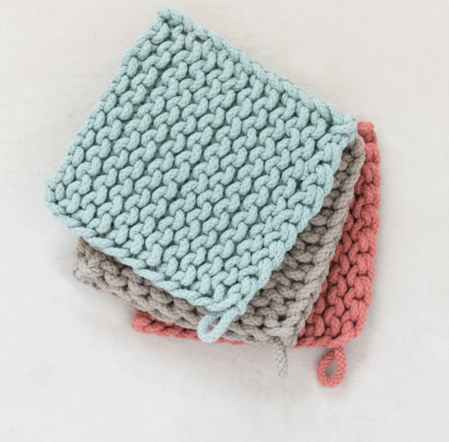 8” Square Pot Holders - Heirloom