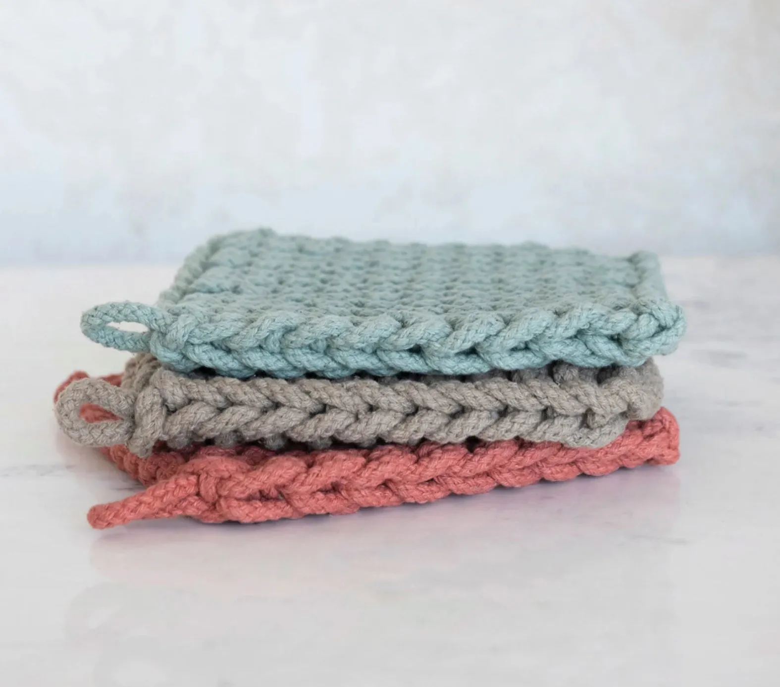 8” Square Pot Holders - Heirloom
