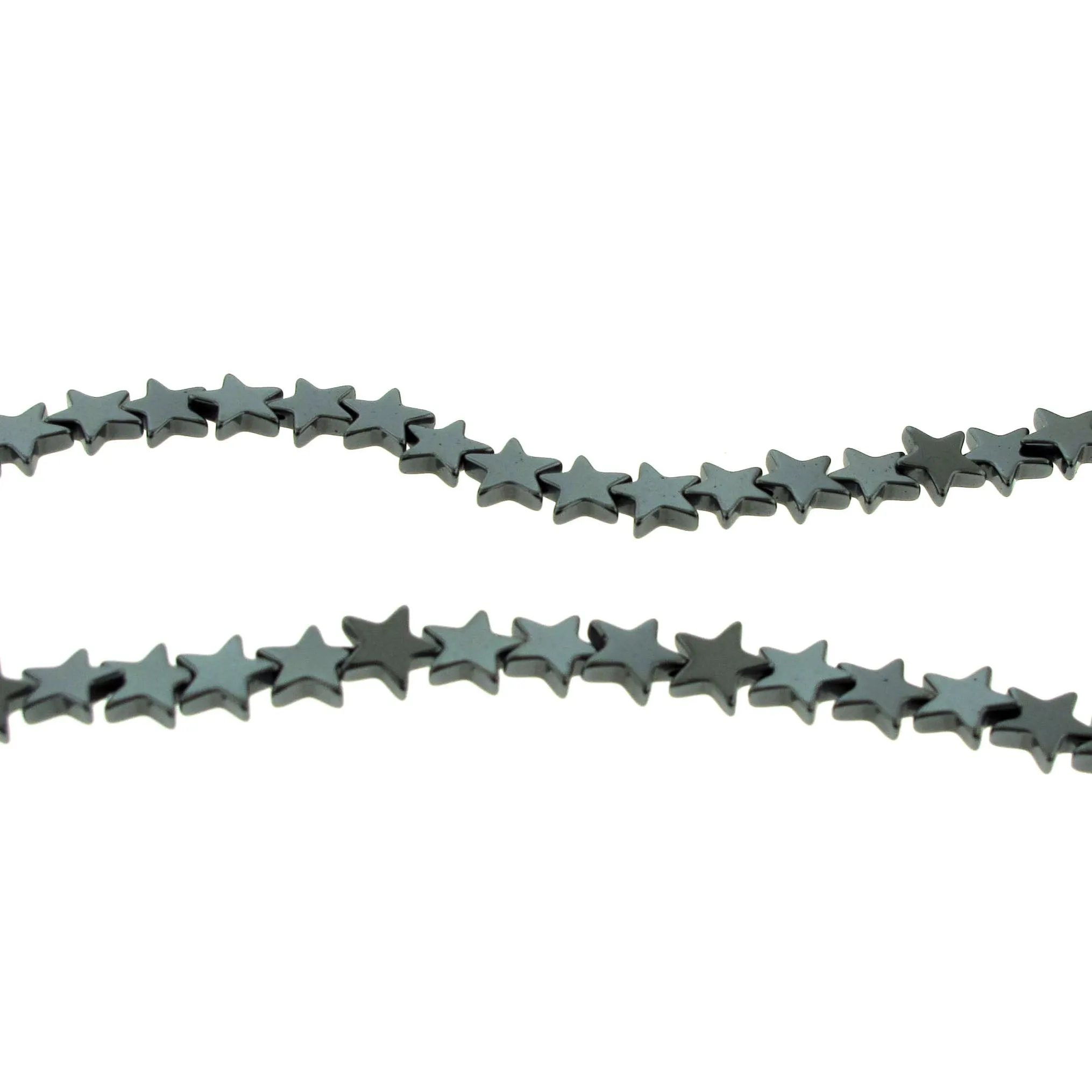 8mm Non-Magnetic Hematite Stars NMH12