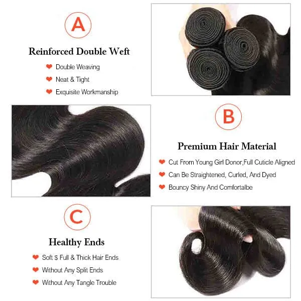 Alipop Hair Body Wave 3 Bundles Virgin Body Wave Hair 100 Best Virgin Human Hair