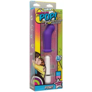 American Pop! Pow! 10 Function Silicone Vibrator - Purple