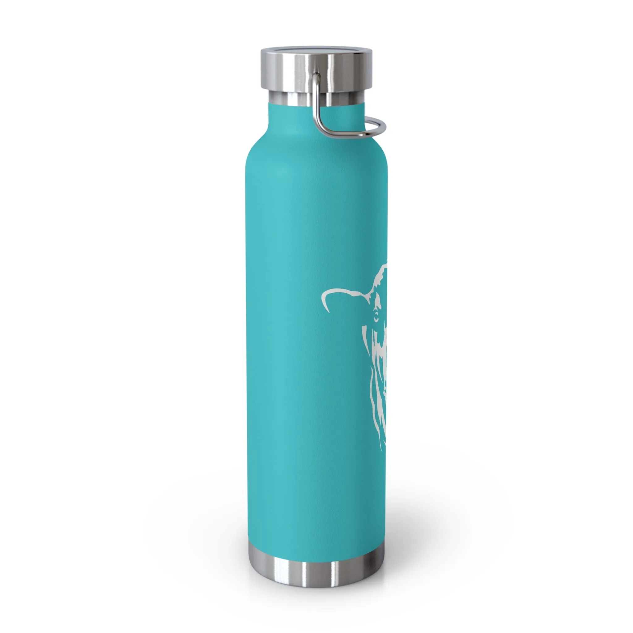 Angus Bull, Eat Beef, Angus, Copper Vacuum Insulated Bottle, 22oz, Support Beef