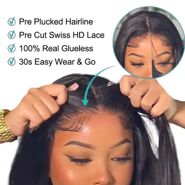 Ashimary Air Wig | Glueless Body Wave Wear Go Pre-cut Lace Wig Beginner-friendly