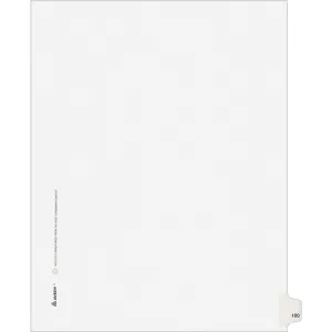 Avery® Individual Legal Dividers Allstate(R) Style, Letter Size, Side Tab #100 (82298)