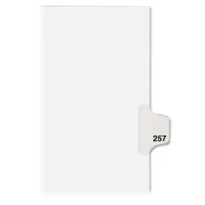 Avery® Individual Legal Dividers Avery® Style, Letter Size, Side Tab #257 (82473)