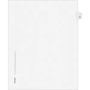 Avery® Individual Legal Exhibit Dividers - Avery Style