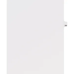 Avery® Side Tab Individual Legal Dividers